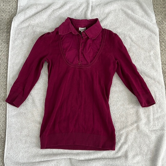 Dynamite 3/4 sleeve shirt/sweater - Picture 1 of 7